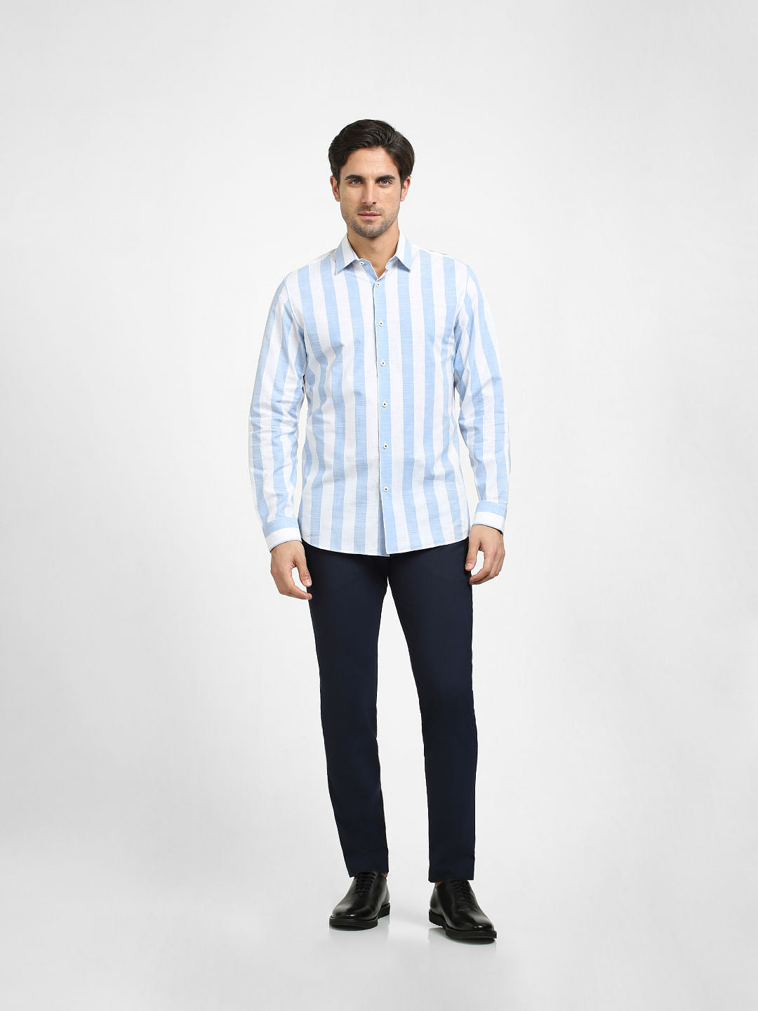 White Striped Organic Cotton Shirt