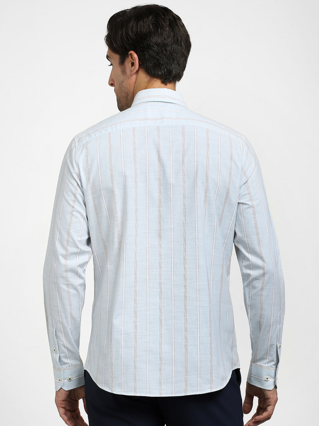 Blue Striped Organic Cotton Shirt