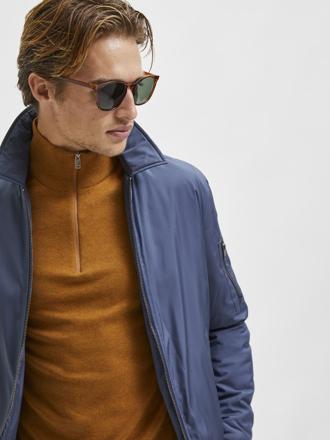 Blue Light Padded Jacket