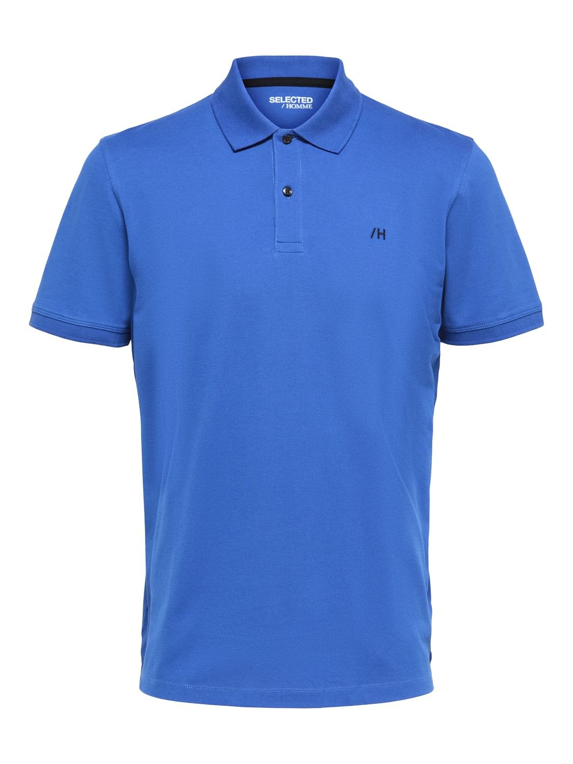 Blue Polo Neck T-Shirt