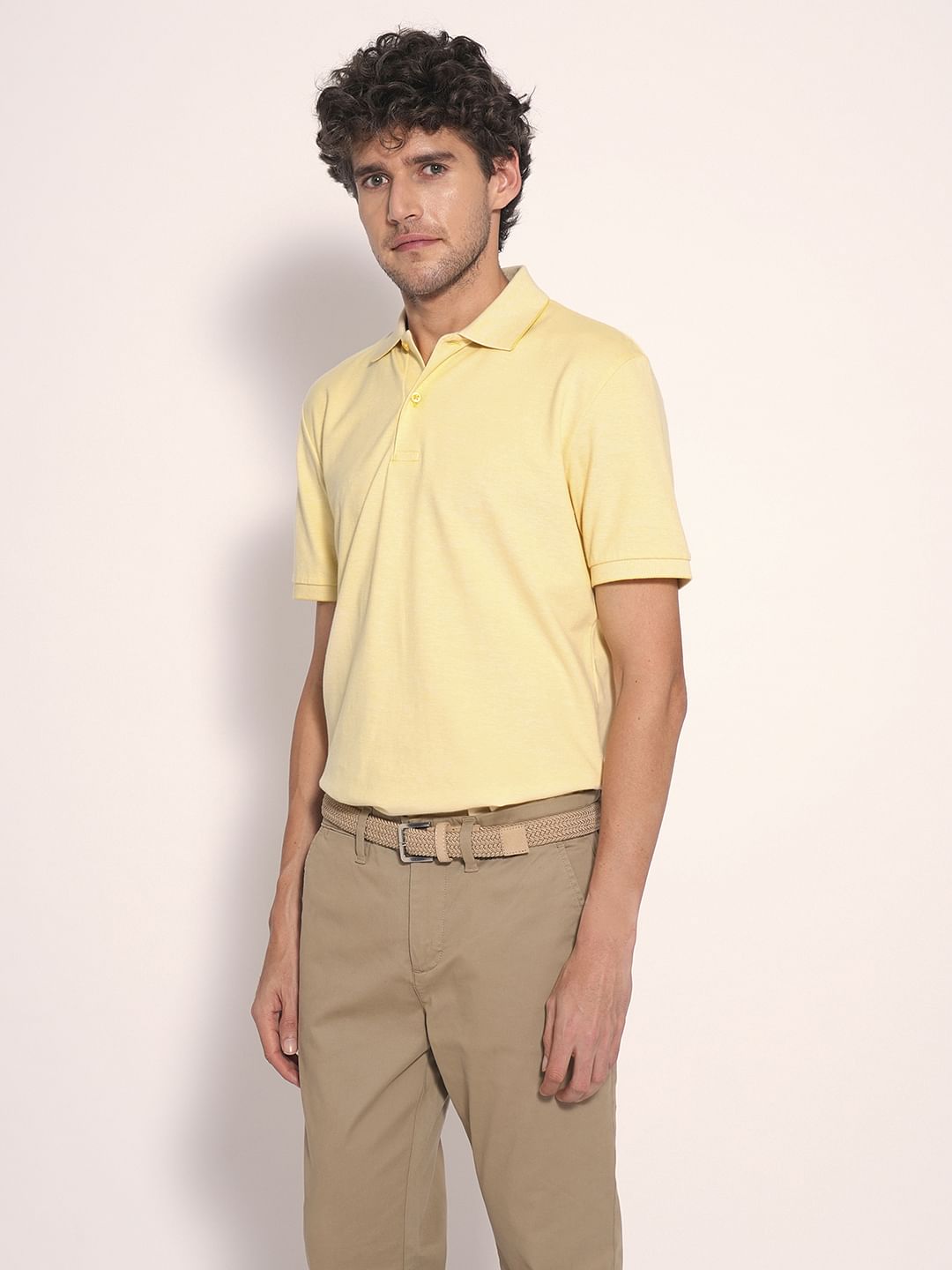 Yellow Organic Cotton Polo