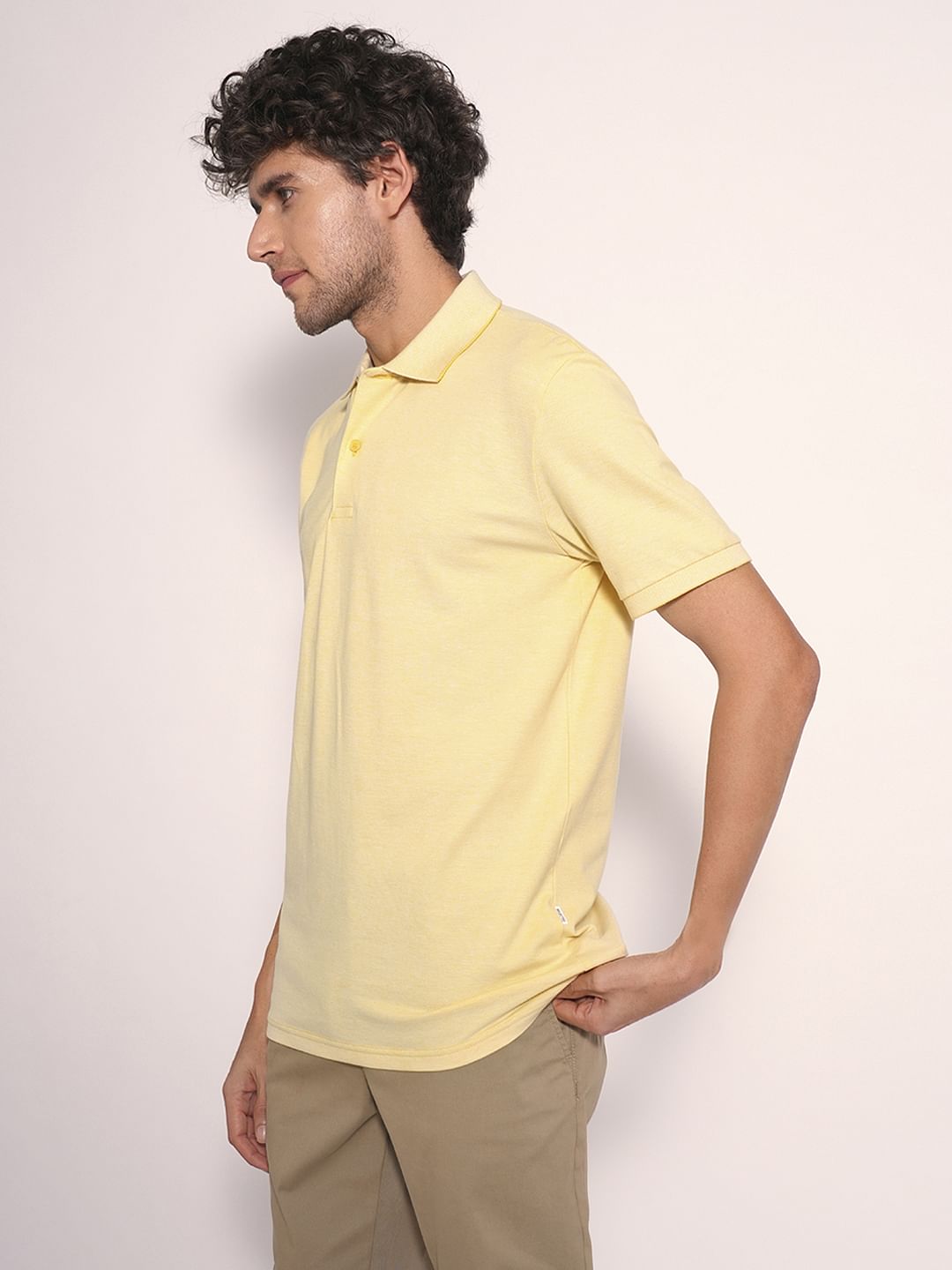 Yellow Organic Cotton Polo