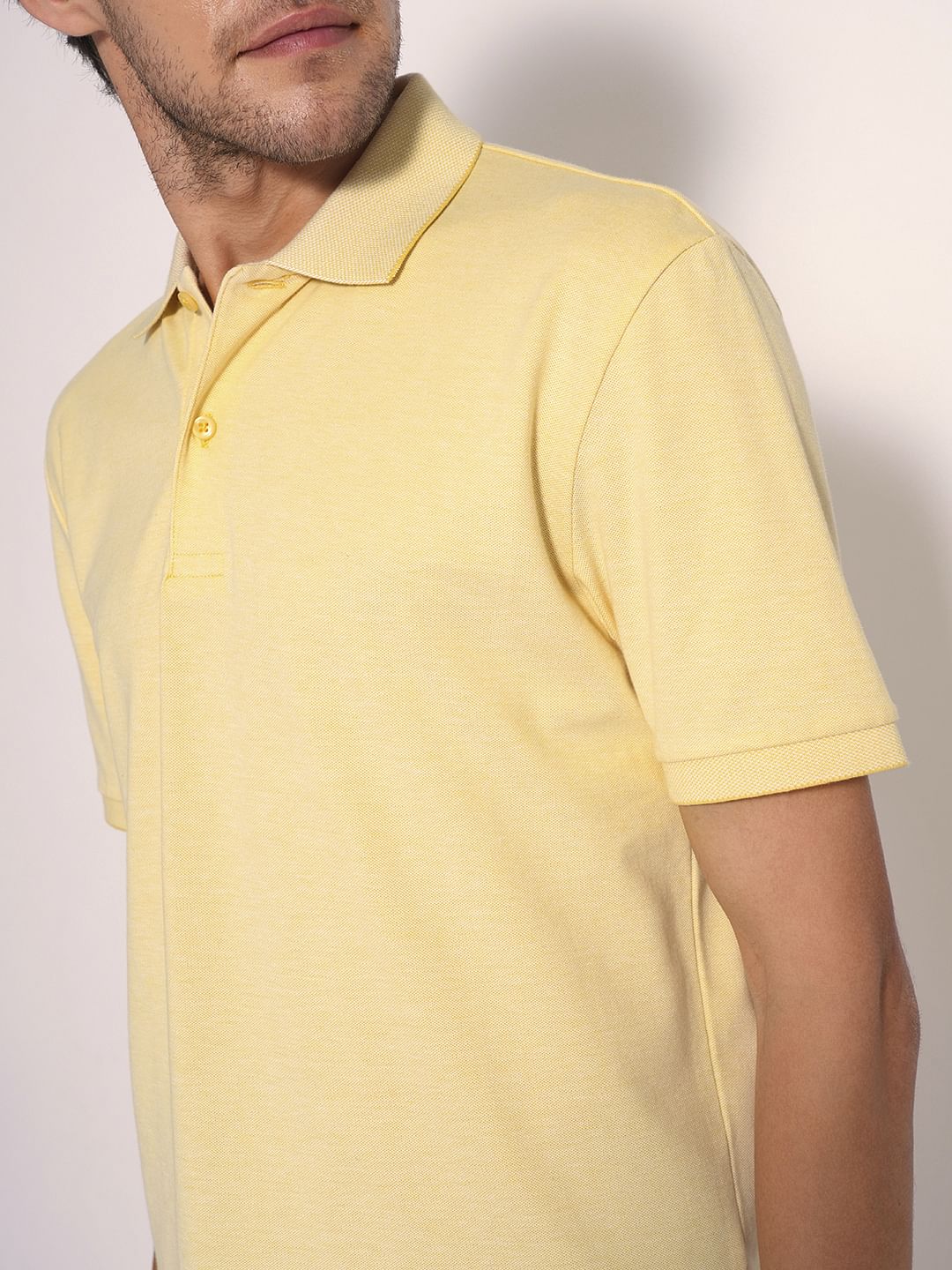 Yellow Organic Cotton Polo