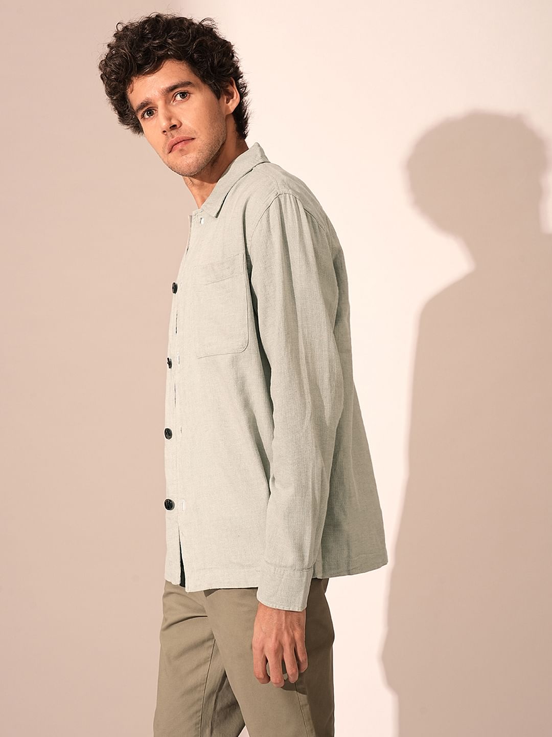 Green Organic Cotton Shacket