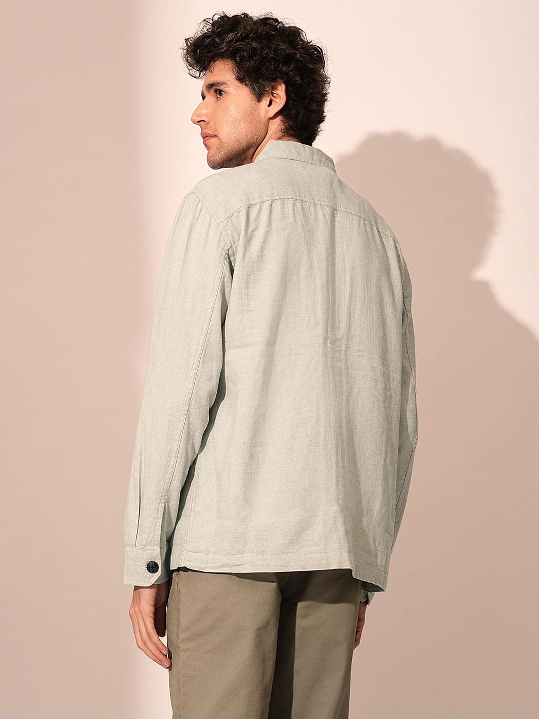 Green Organic Cotton Shacket