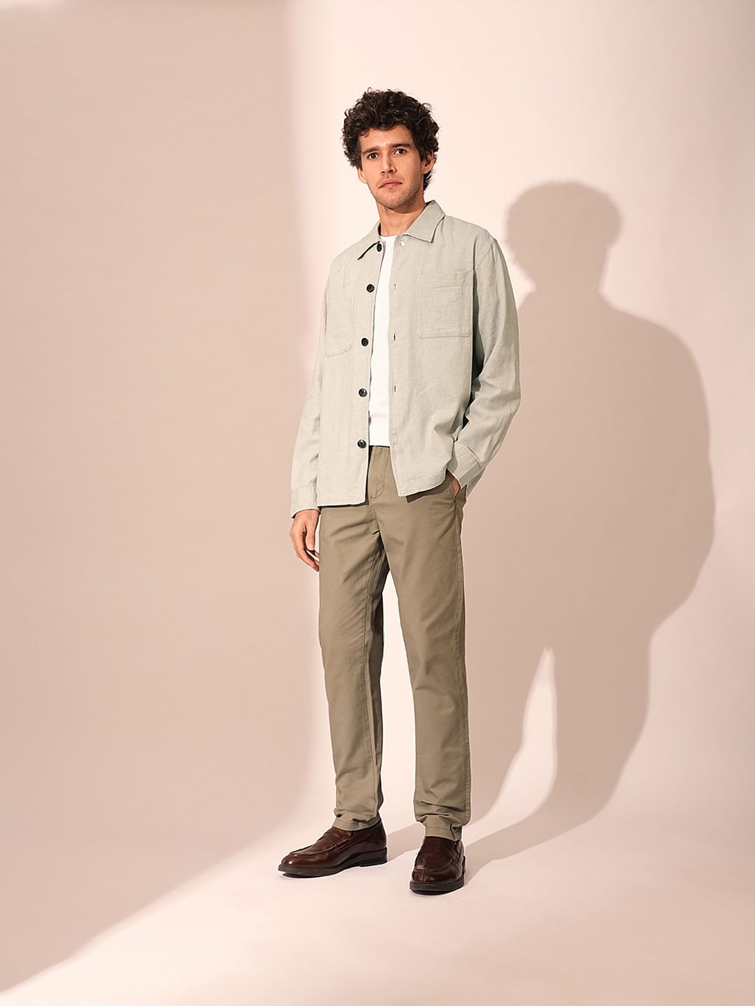 Green Organic Cotton Shacket