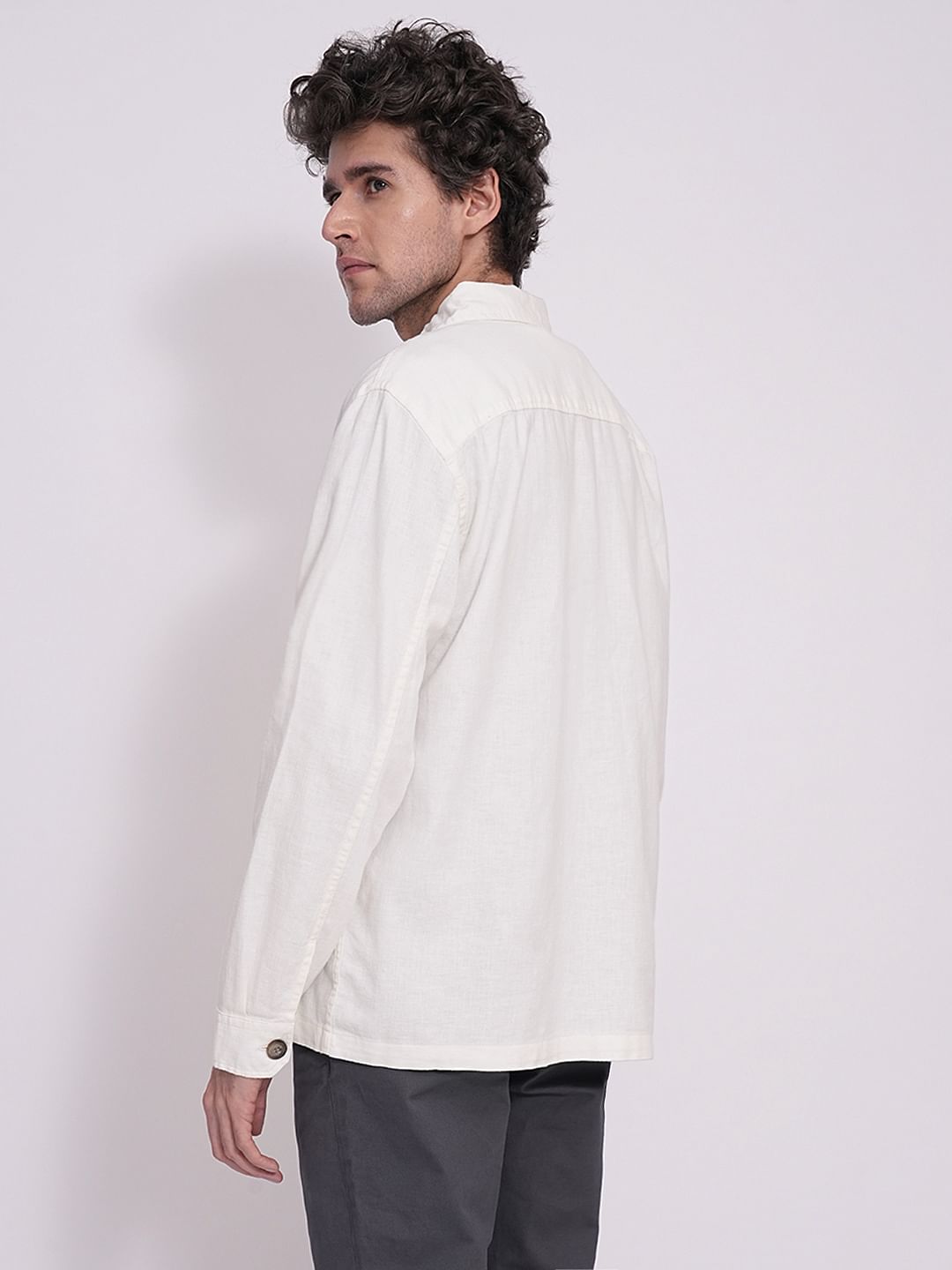 White Organic Cotton Shacket