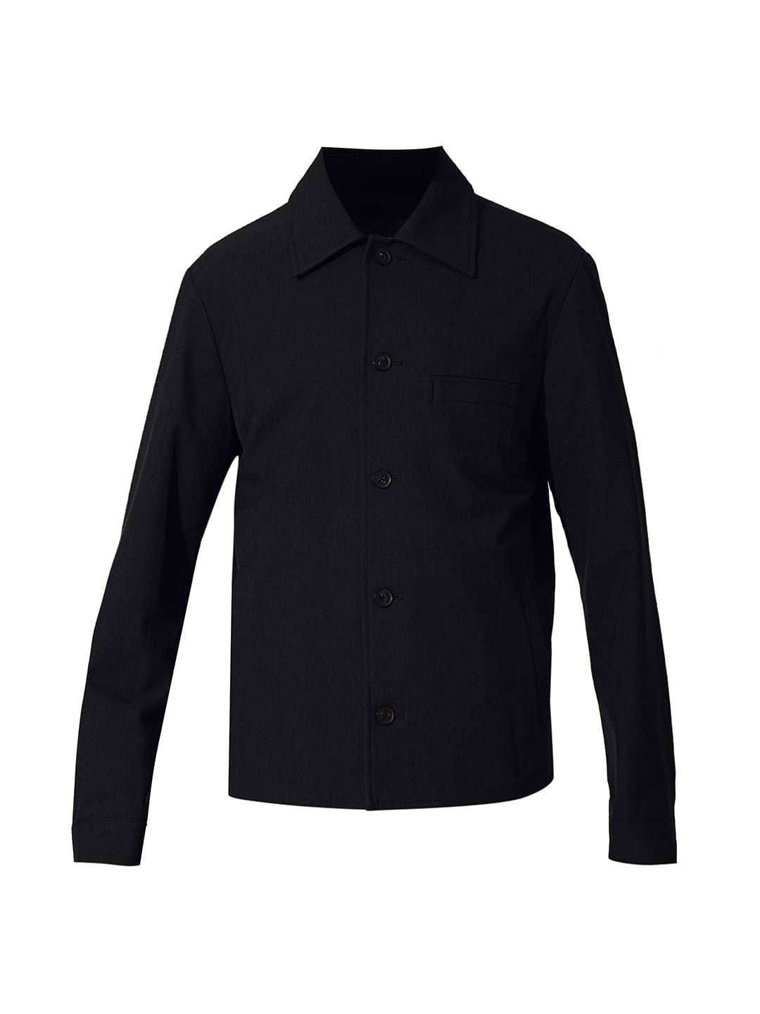 Dark Blue Regular Fit Hybrid Blazer