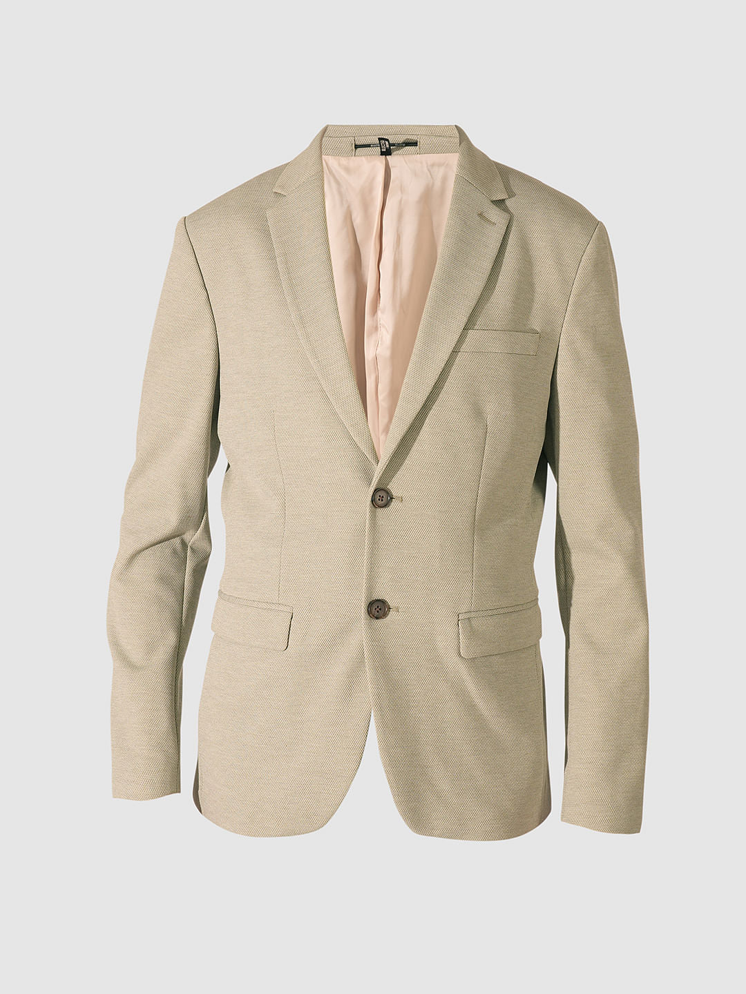 Light Green Suit-Set Tailored Blazer