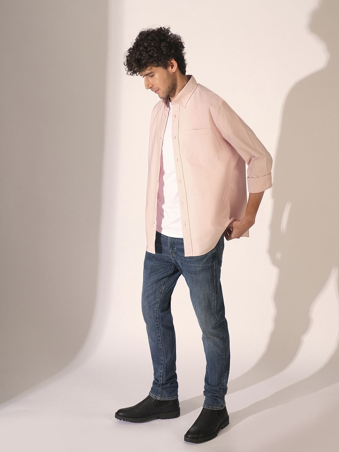 Dark Red Oxford Shirt