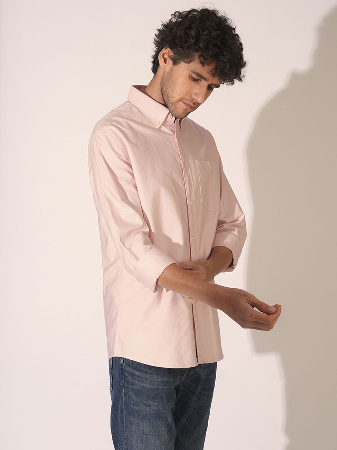 Dark Red Oxford Shirt