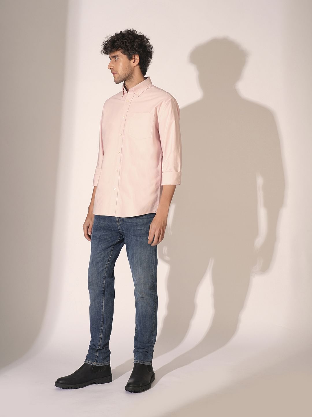 Dark Red Oxford Shirt