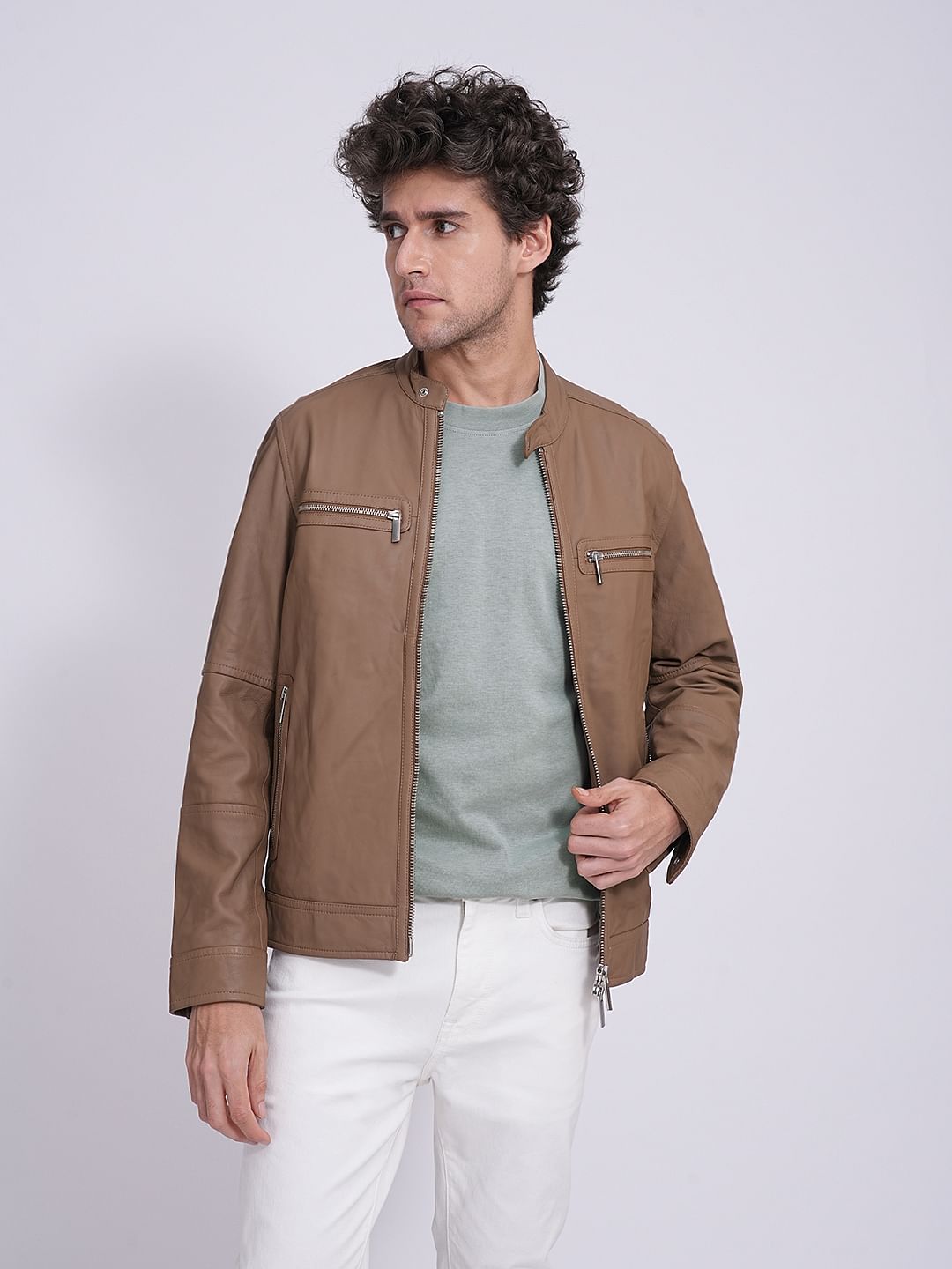 Light Green Organic Cotton Relaxed Fit T-Shirt