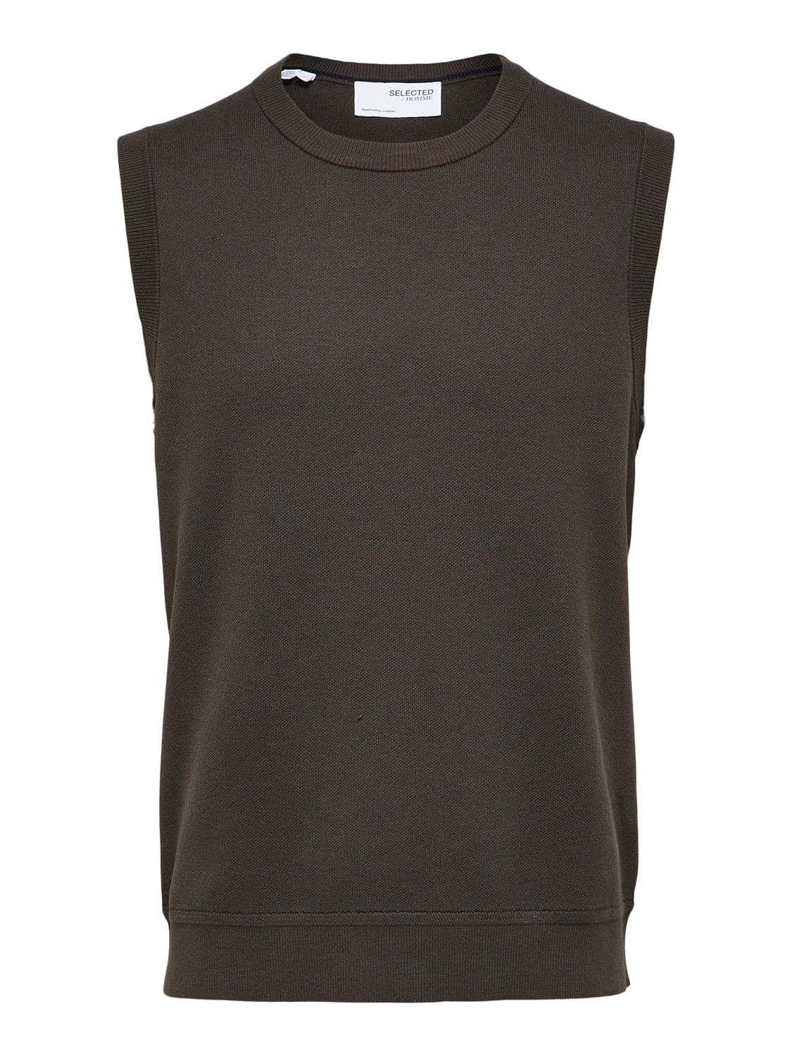 Dark Brown Knit Vest