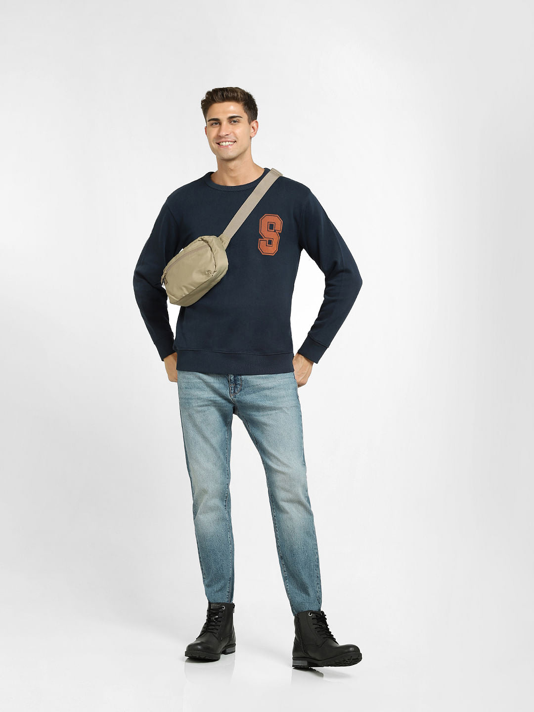 Navy Blue Sweatshirt