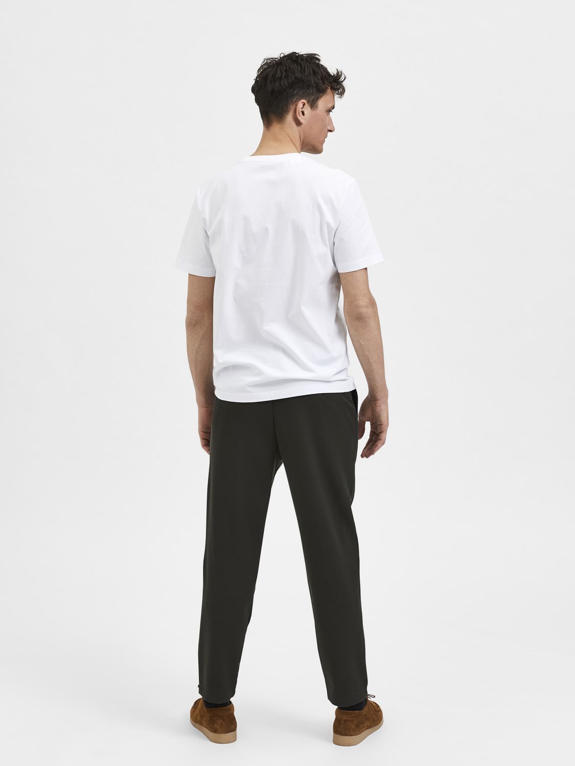 White Graphic Print Crew Neck T-Shirt
