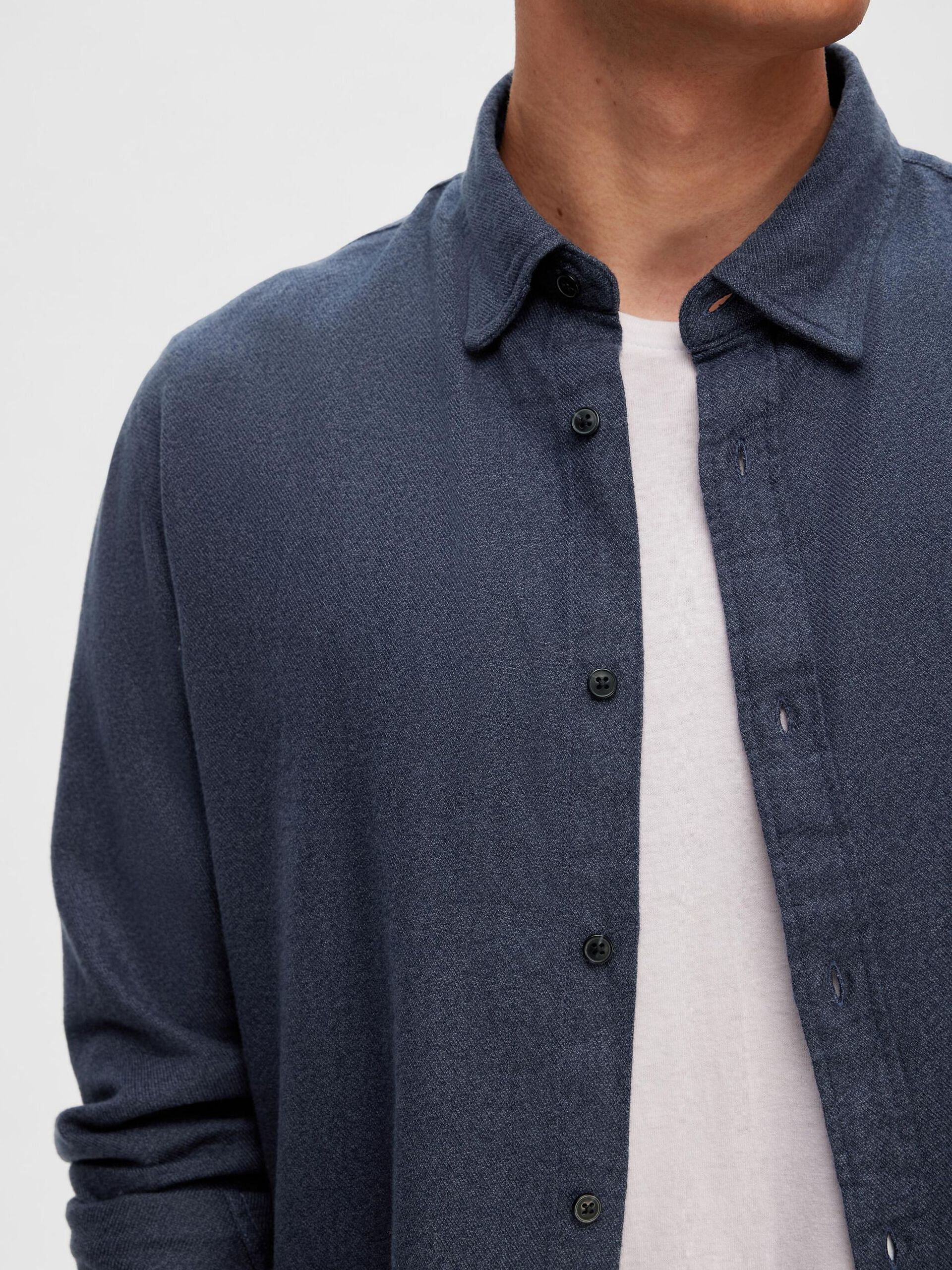 Dark Blue Full Sleeves Shirt