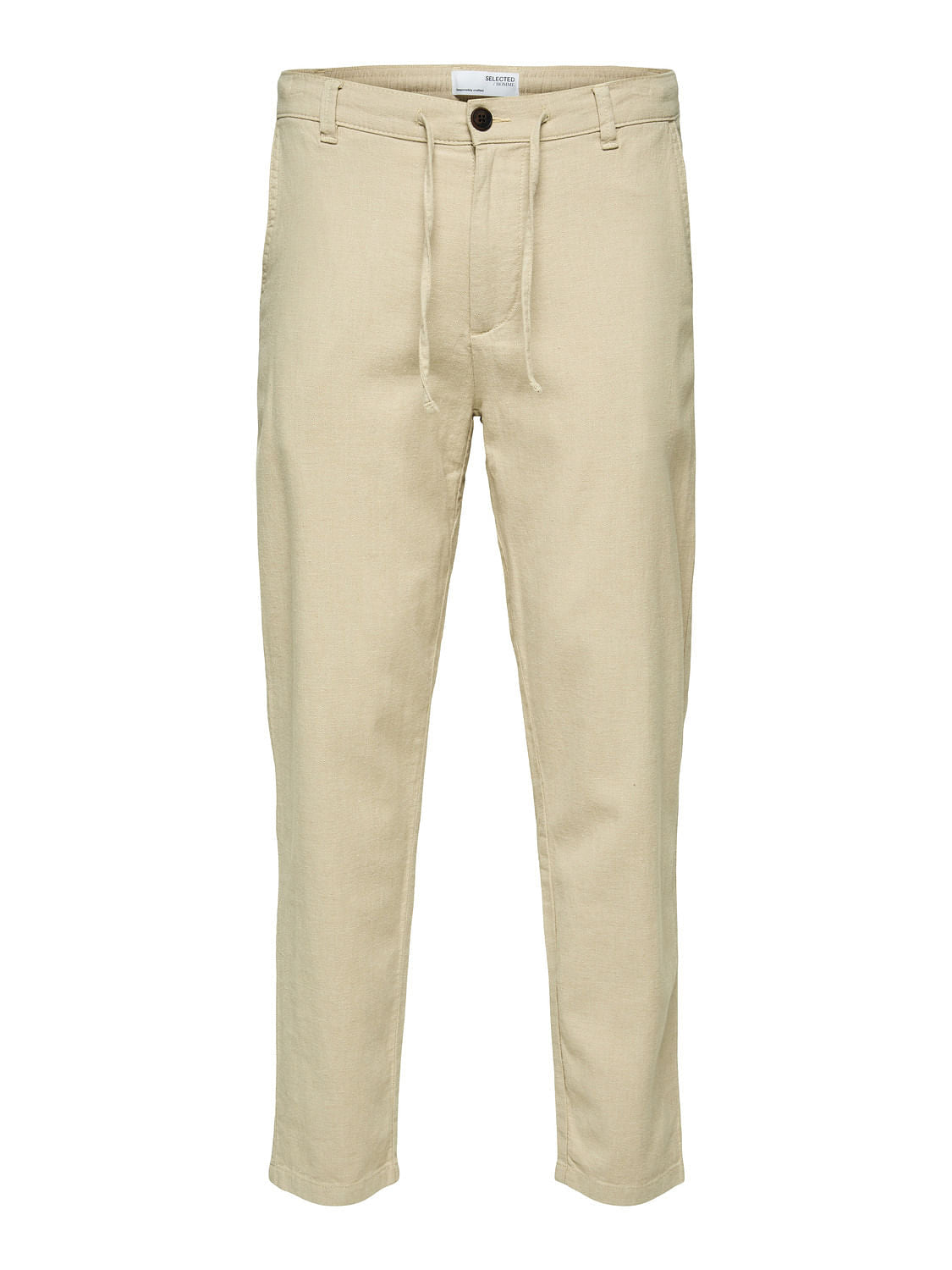 Brown Mid RISE Linen Pants