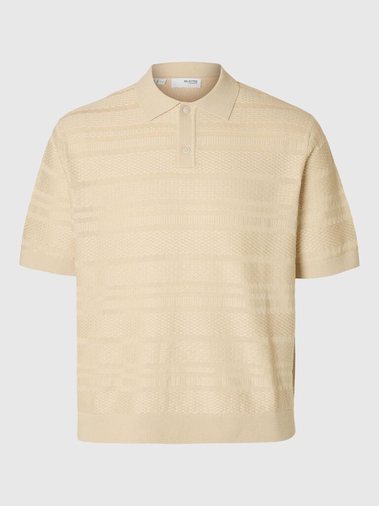 Structured Knitted Polo