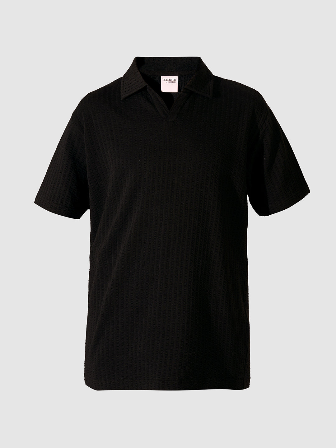 Textured Cotton Polo