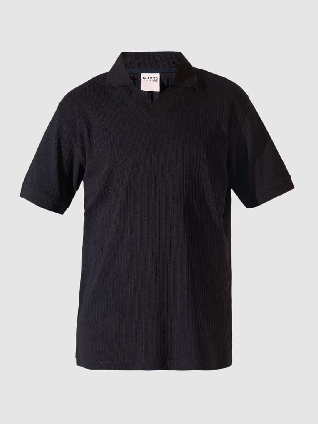 Ribbed Organic Cotton Polo