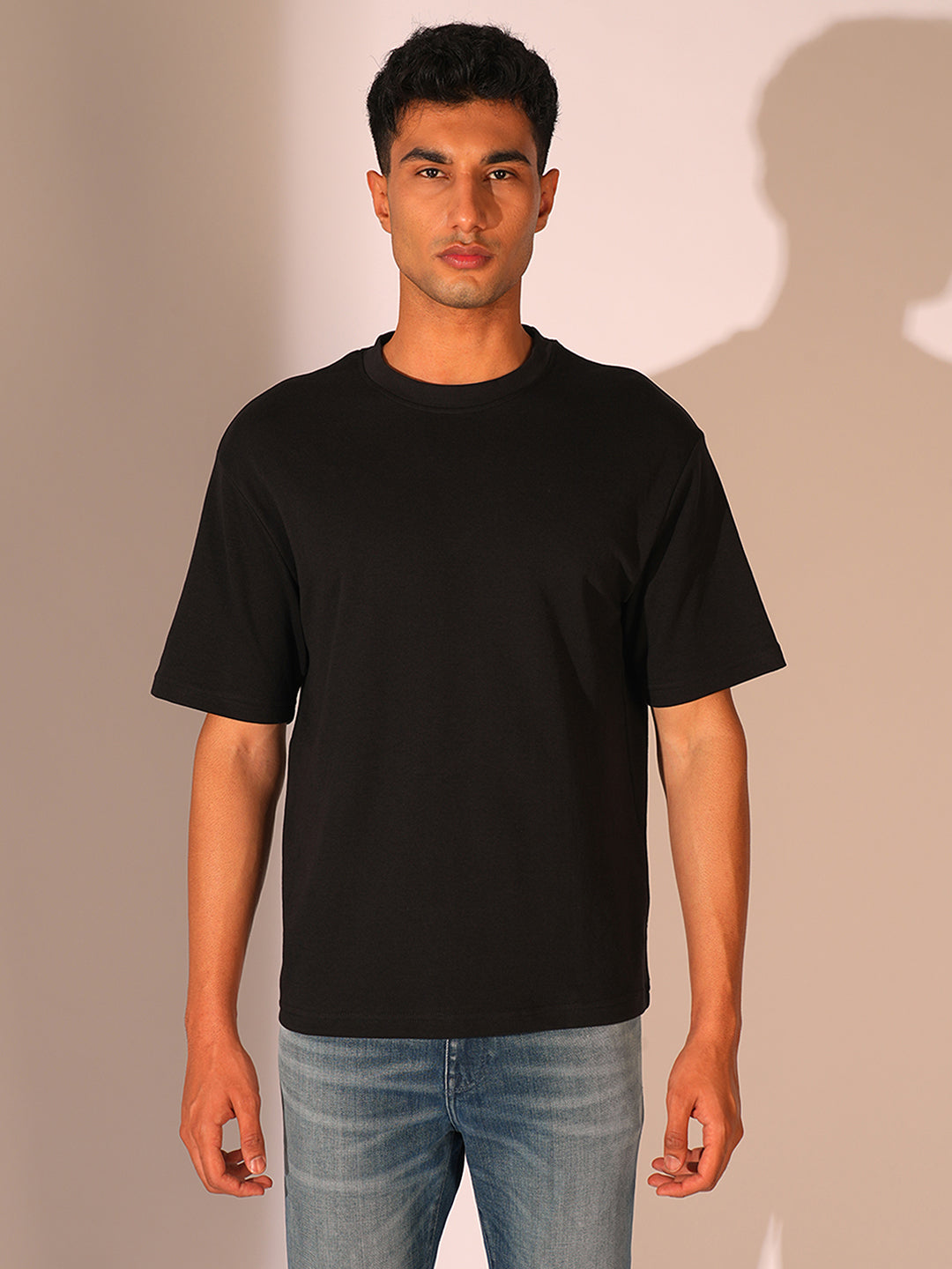 Black Relaxed Fit T-shirt