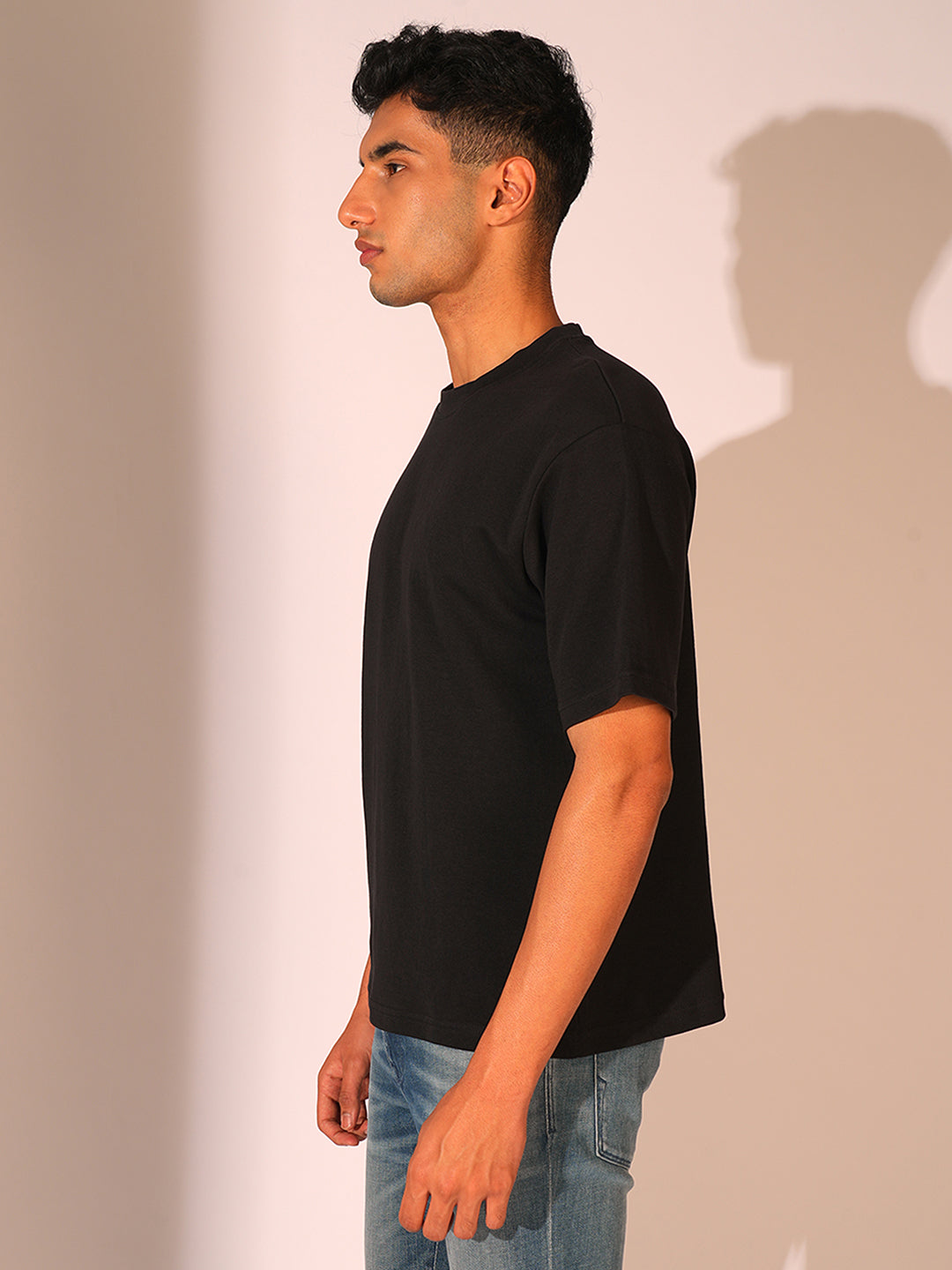Black Relaxed Fit T-shirt