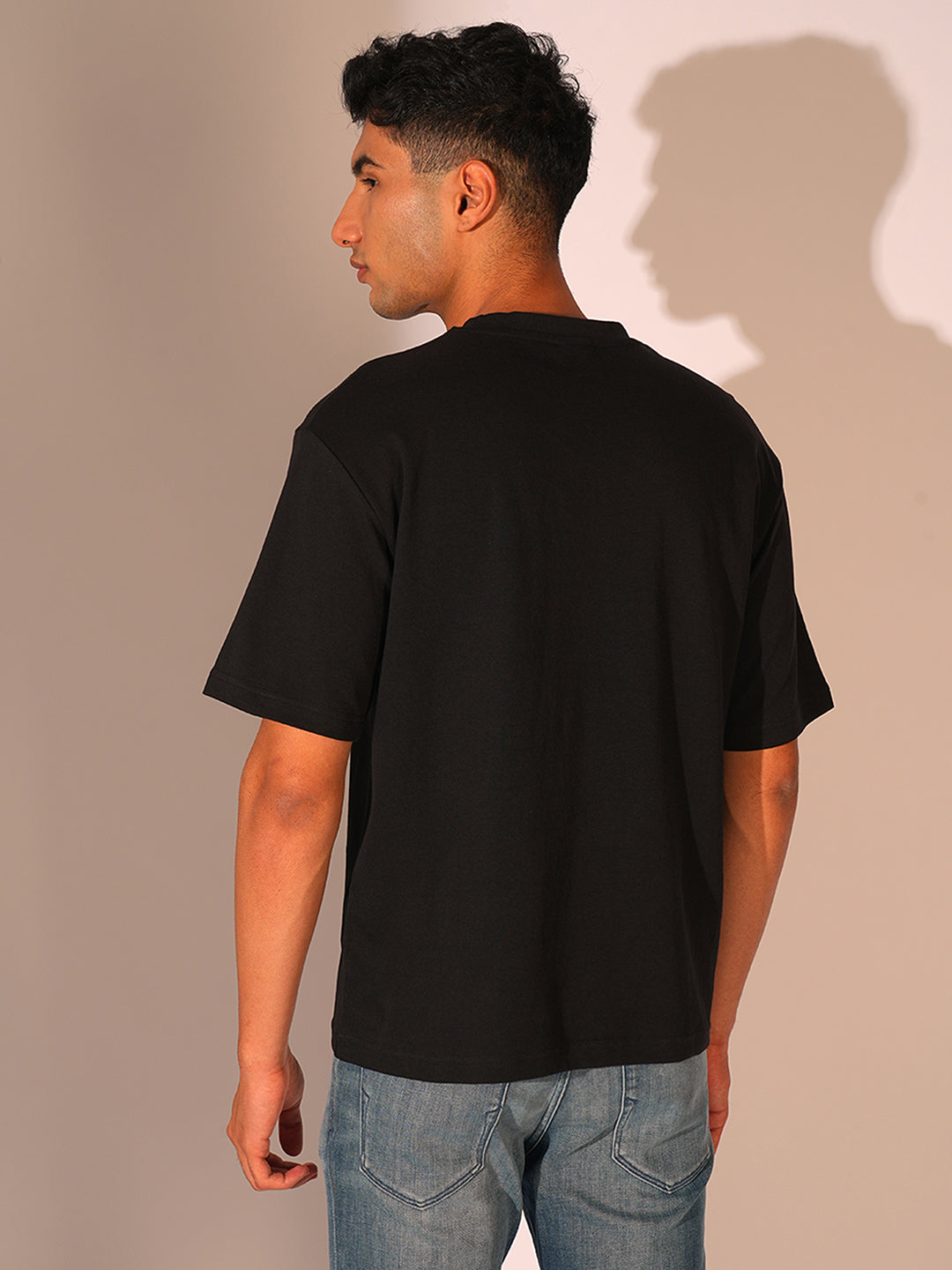 Black Relaxed Fit T-shirt