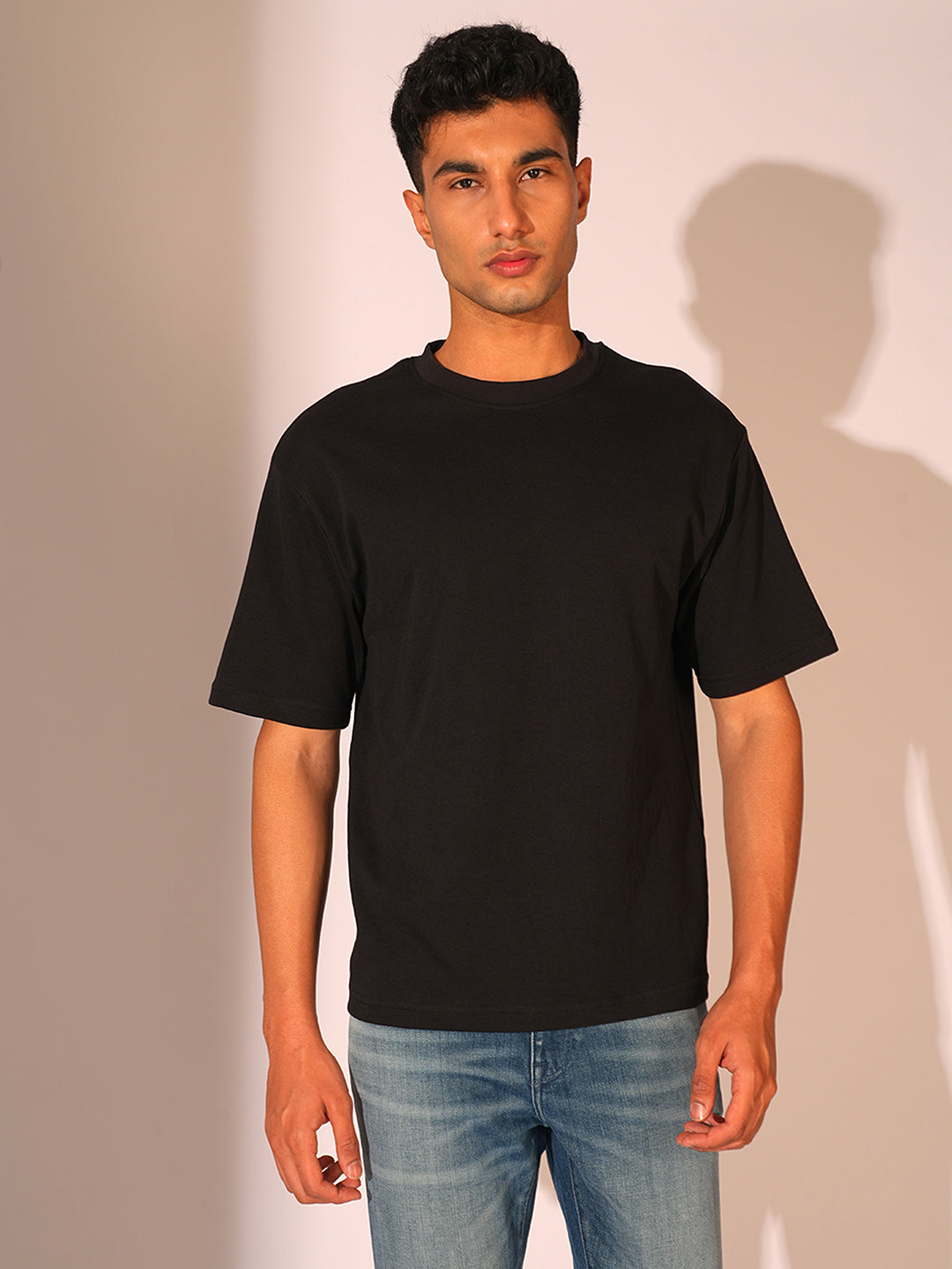 Black Relaxed Fit T-shirt