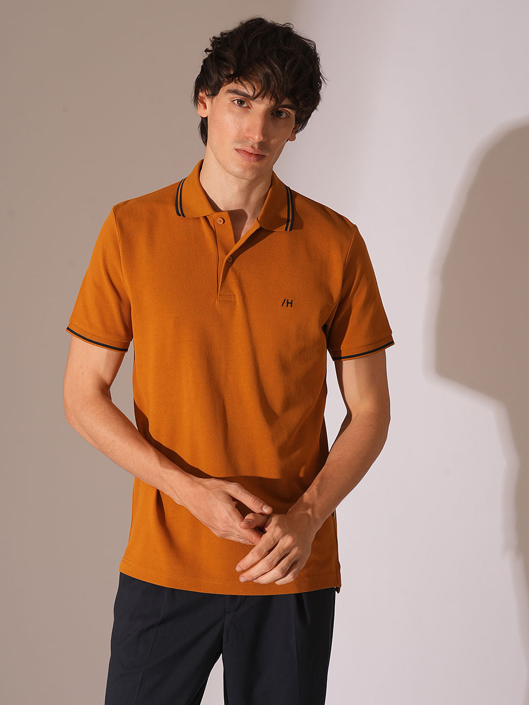 Orange Organic Cotton Polo