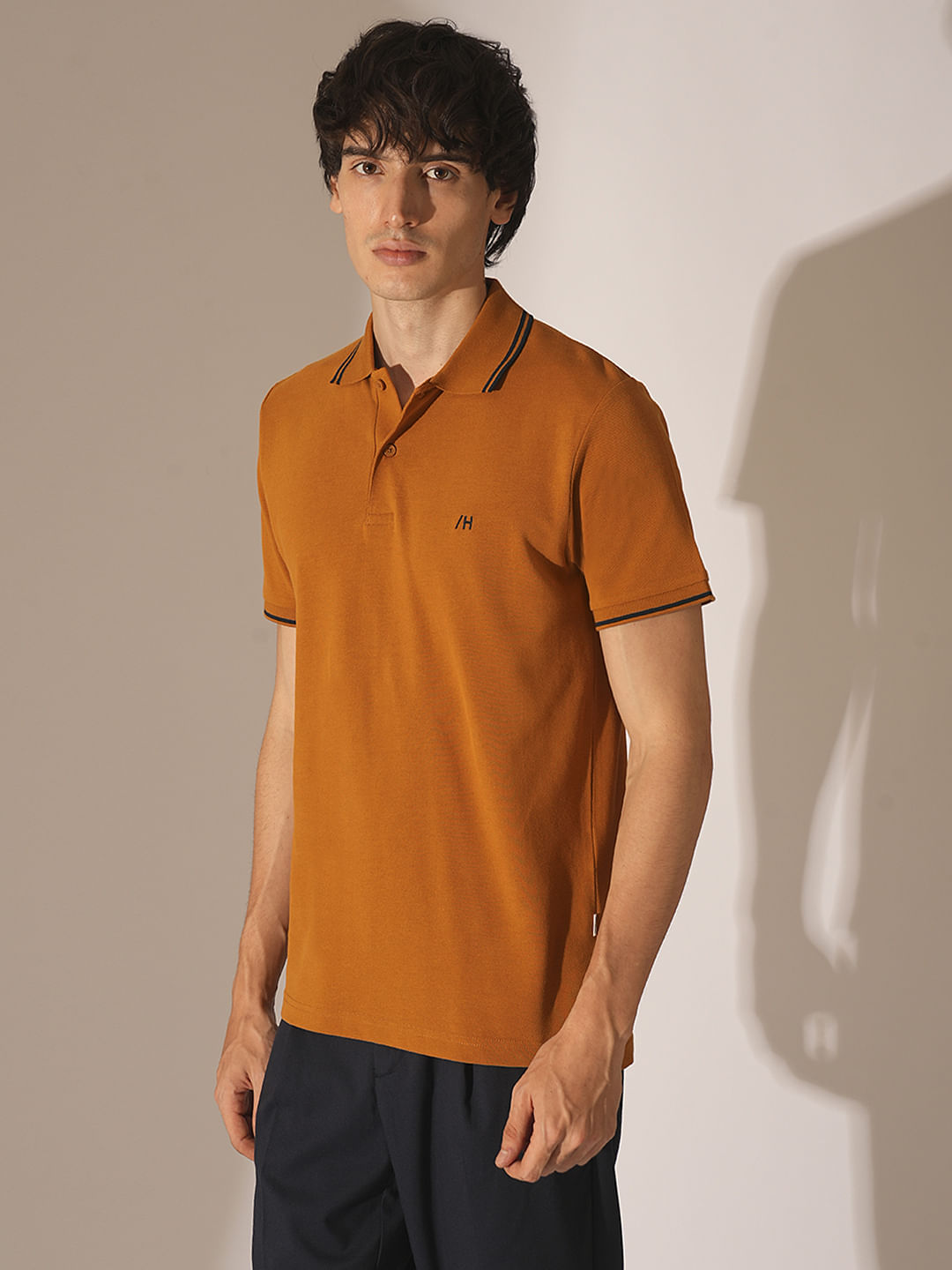 Orange Organic Cotton Polo