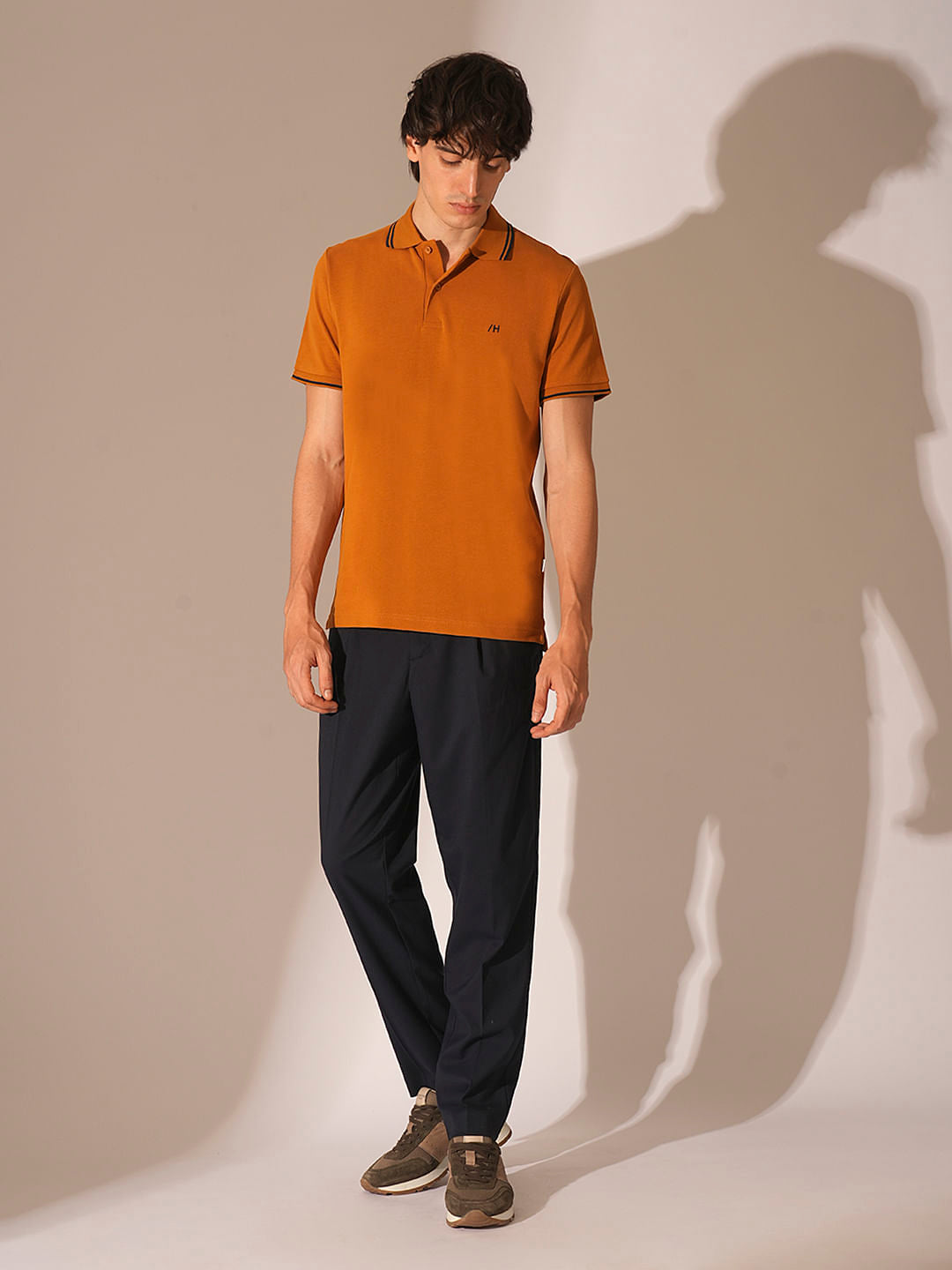 Orange Organic Cotton Polo