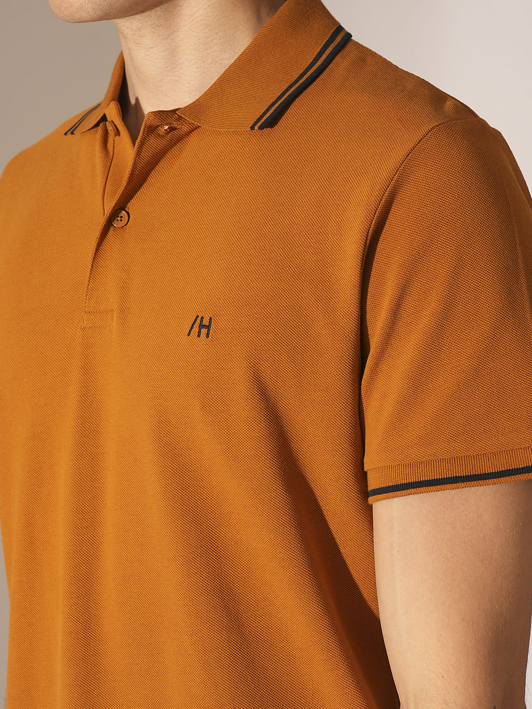 Orange Organic Cotton Polo