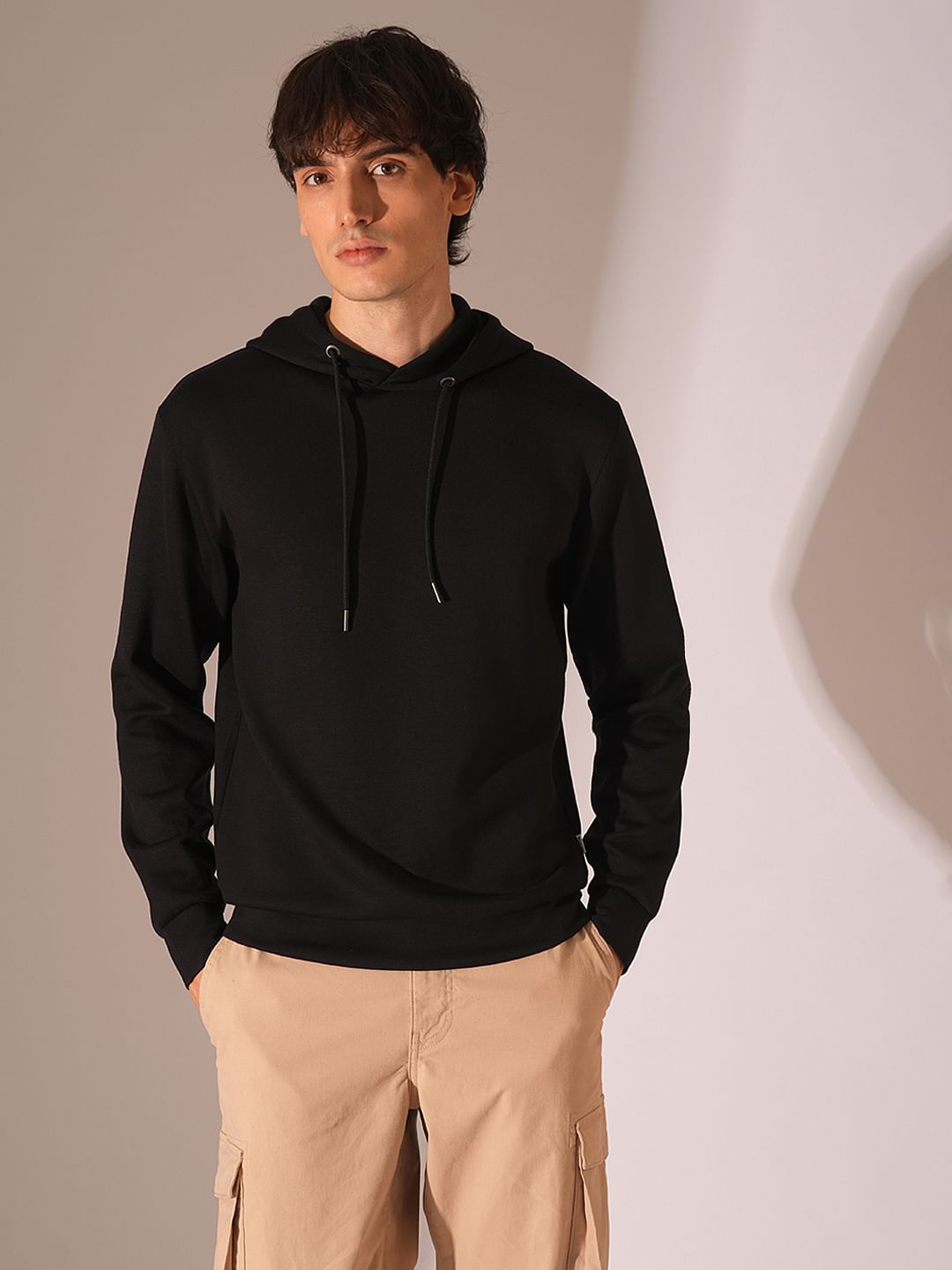 Black Hooded Sweatshirt