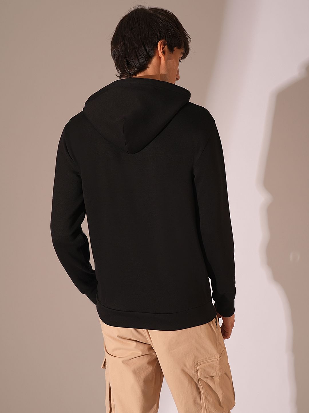 Black Hooded Sweatshirt