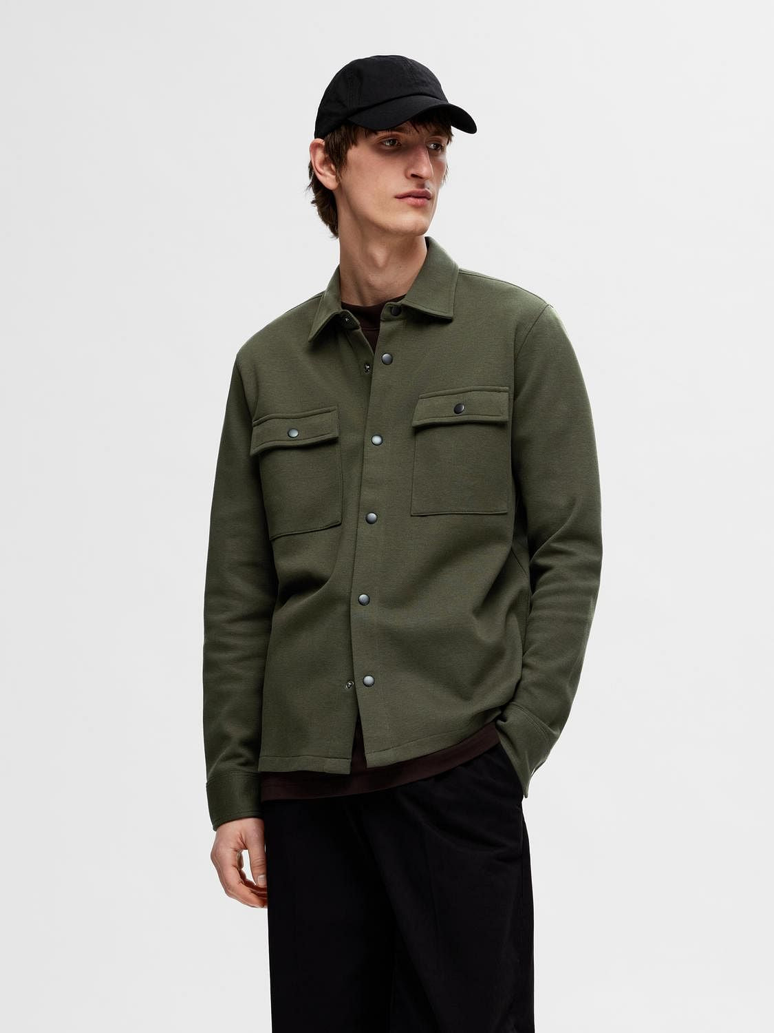 Green Organic Cotton Classic Overshirt
