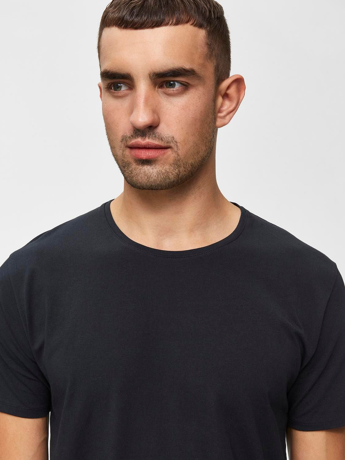 Black Pima Organic Cotton T-shirt