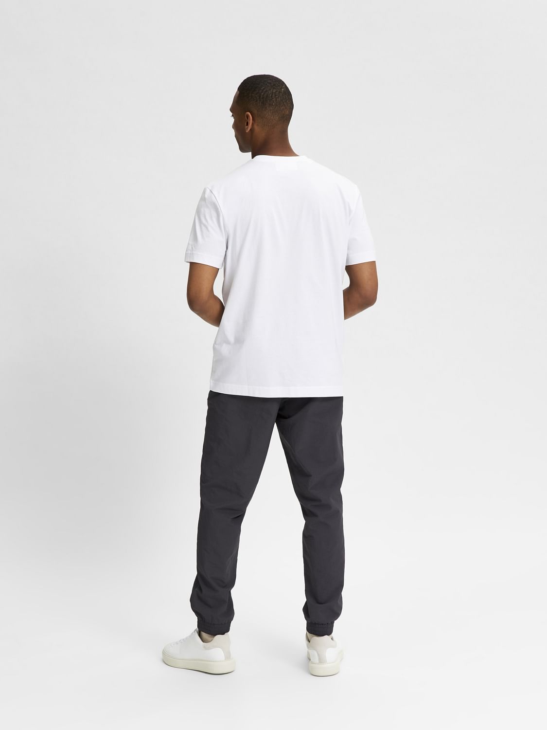 White Graphic Print Crew Neck T-Shirt