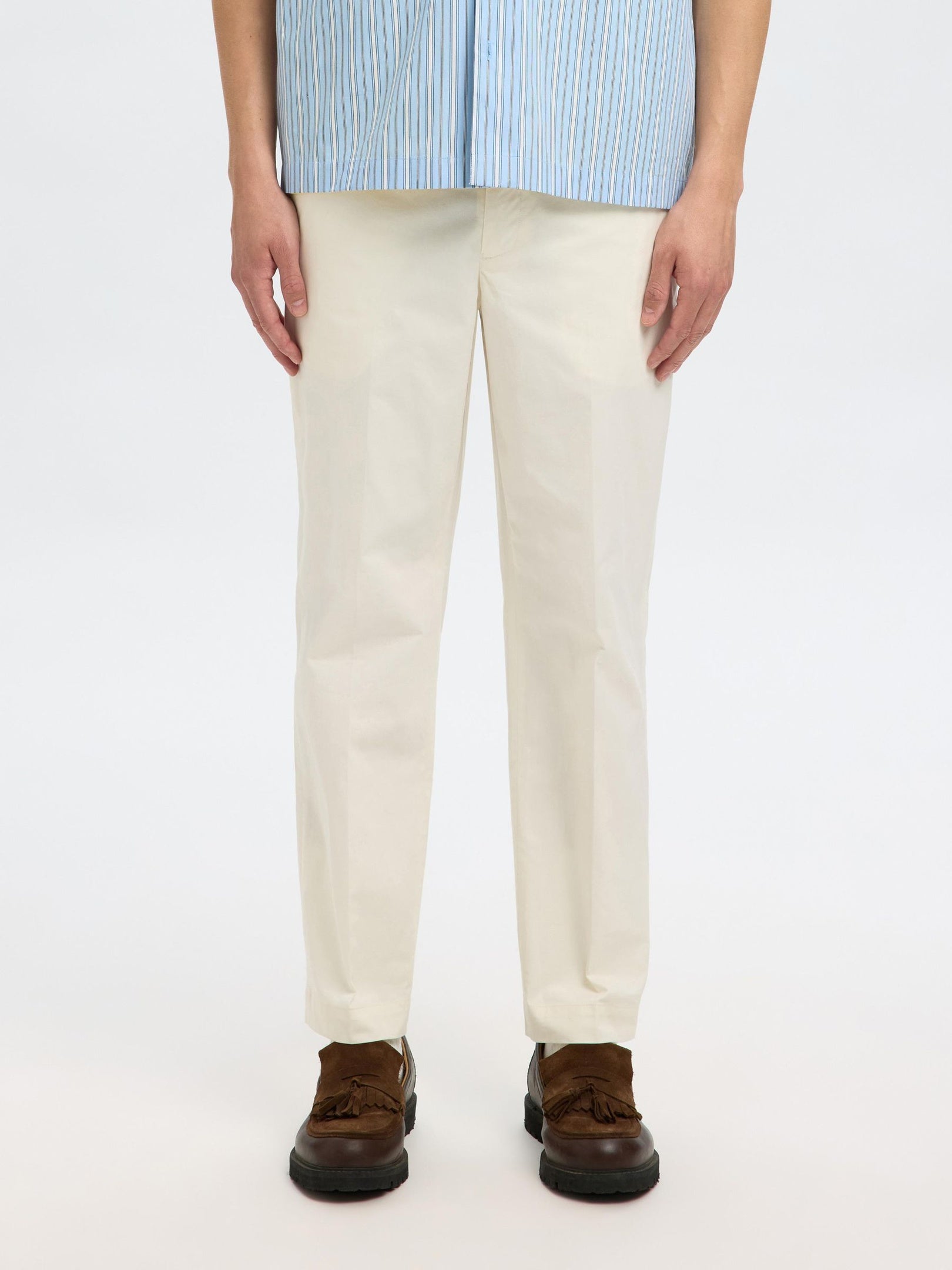 Egret Regular Fit Tailored trousers
