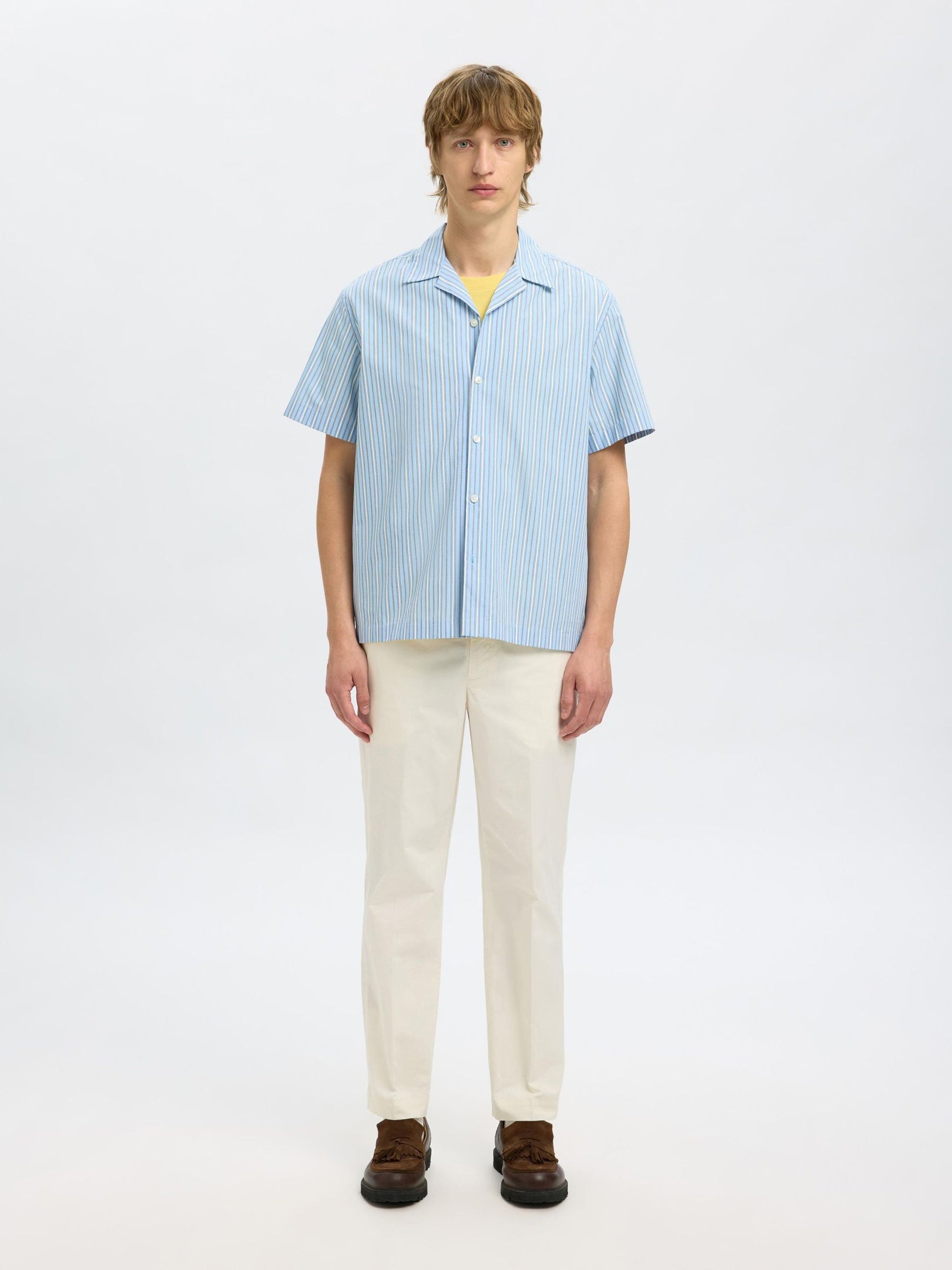 Egret Regular Fit Tailored trousers