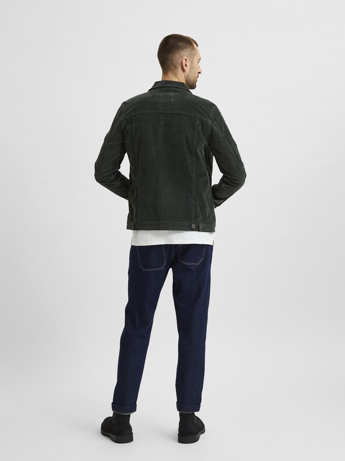 Dark Green Corduroy Jacket