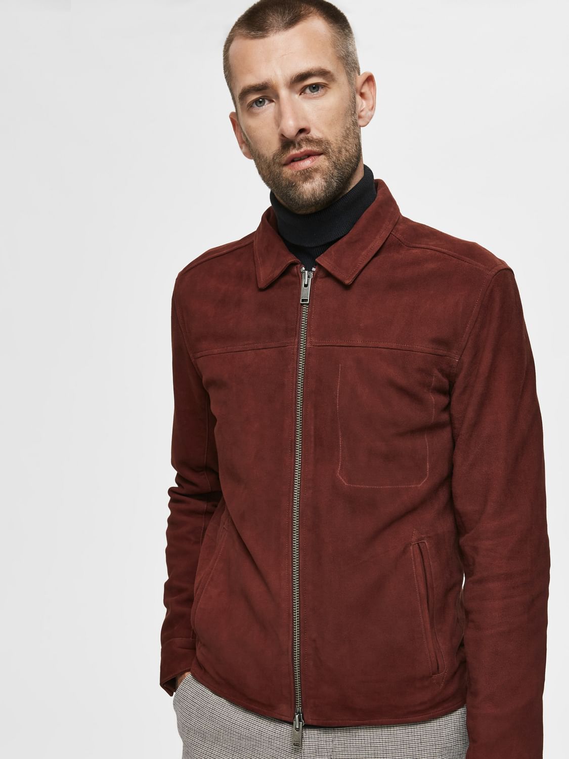 Rust Suede Jacket