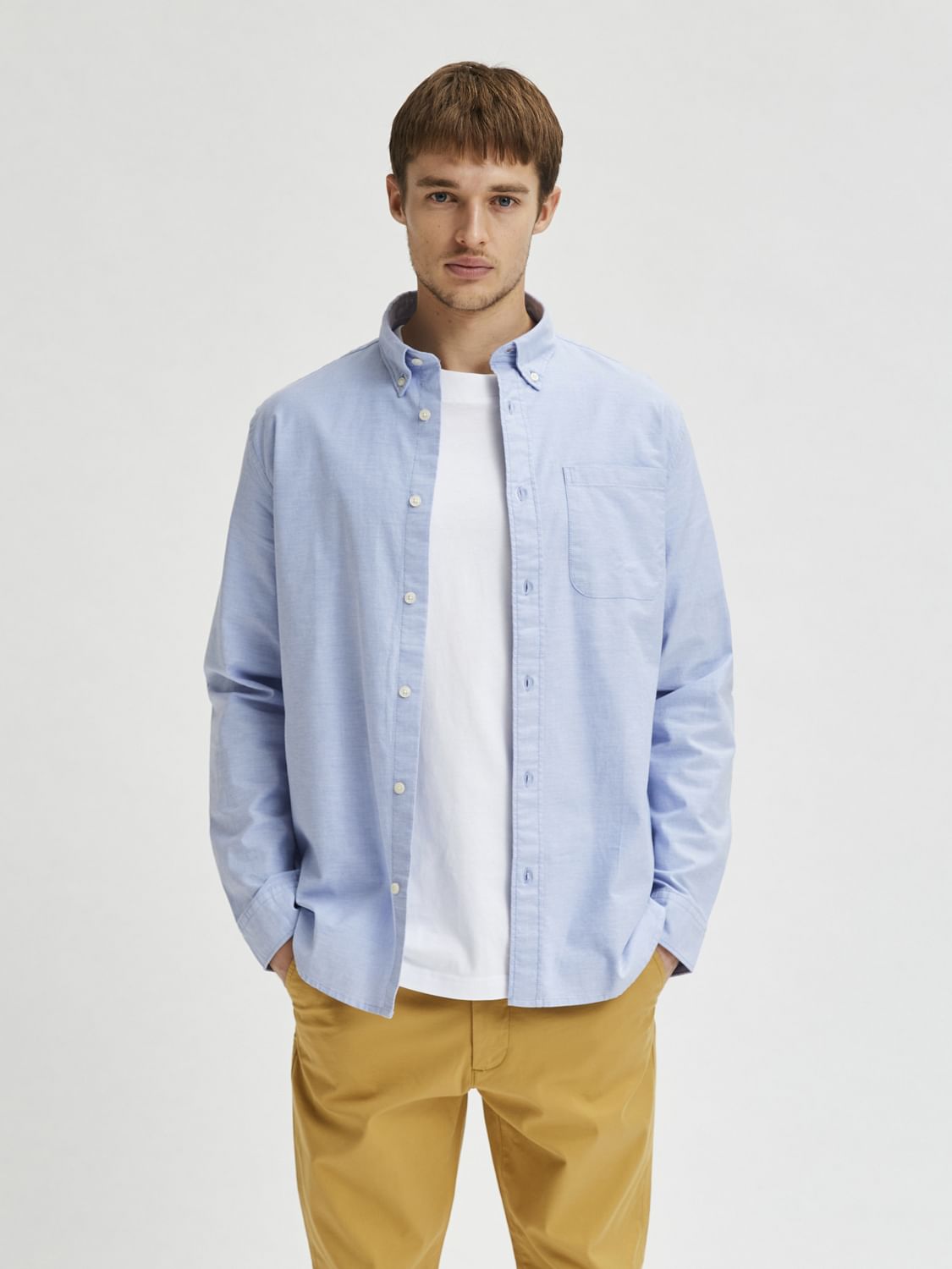 Light Blue Organic Cotton Shirt