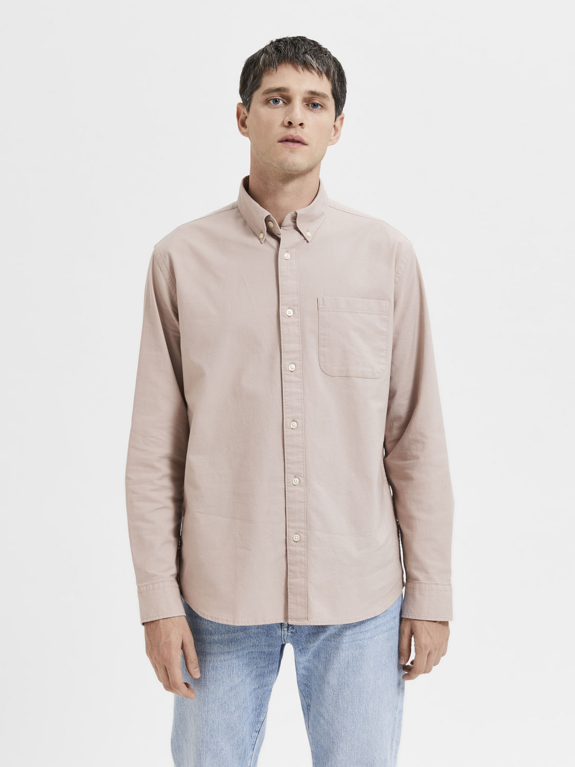 Beige Organic Cotton Shirt