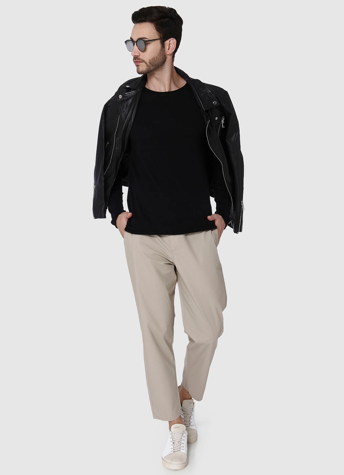 Black Crew Neck Pullover