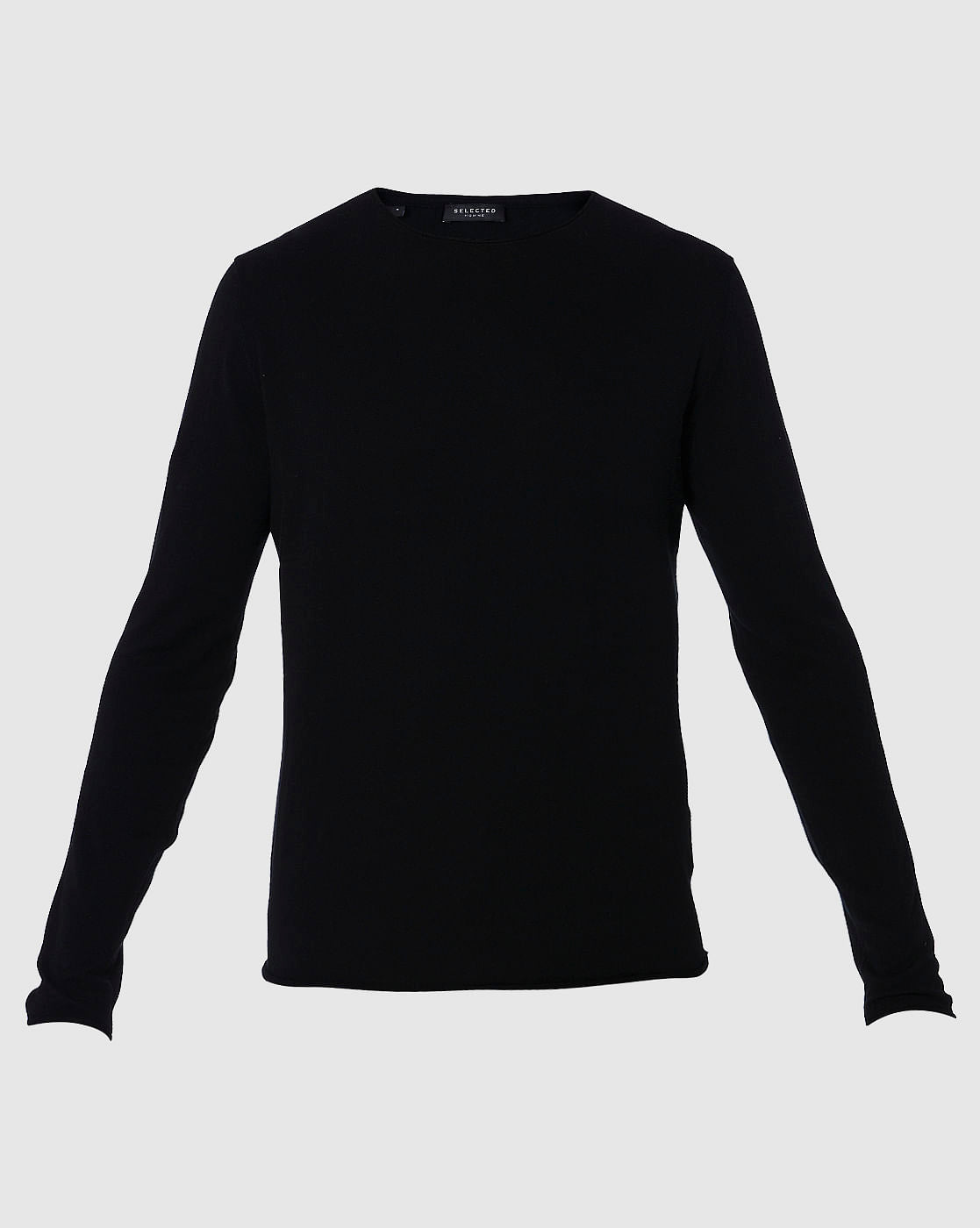 Black Crew Neck Pullover