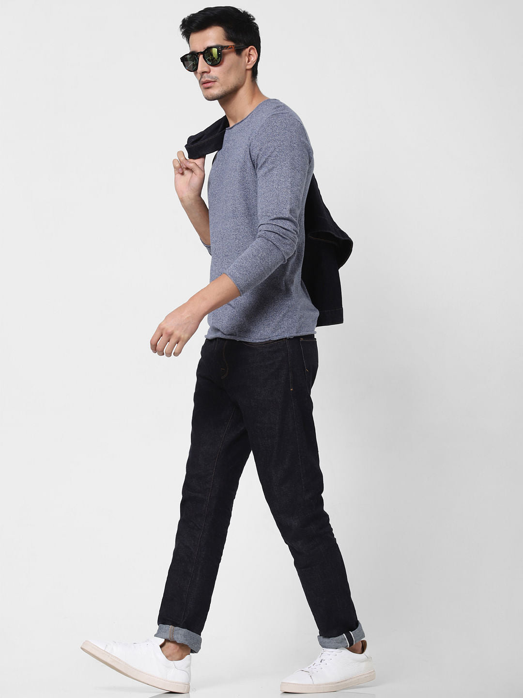Blue Crew Neck T-Shirt