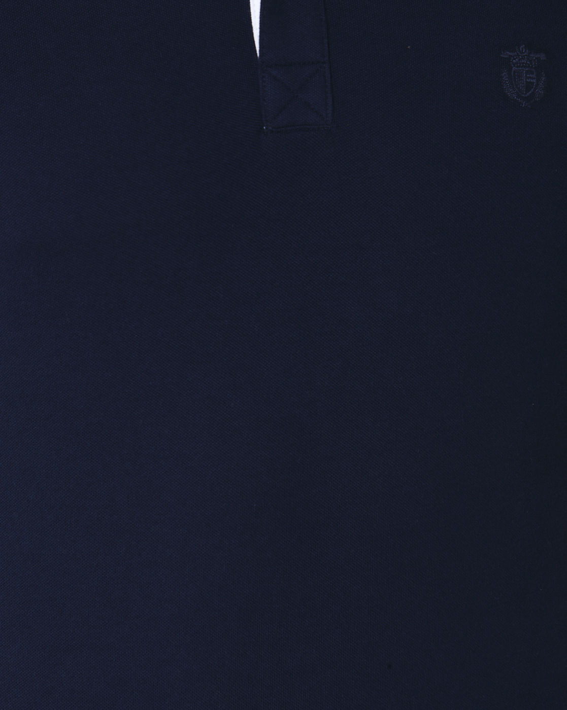 Blue Polo Neck T-Shirt