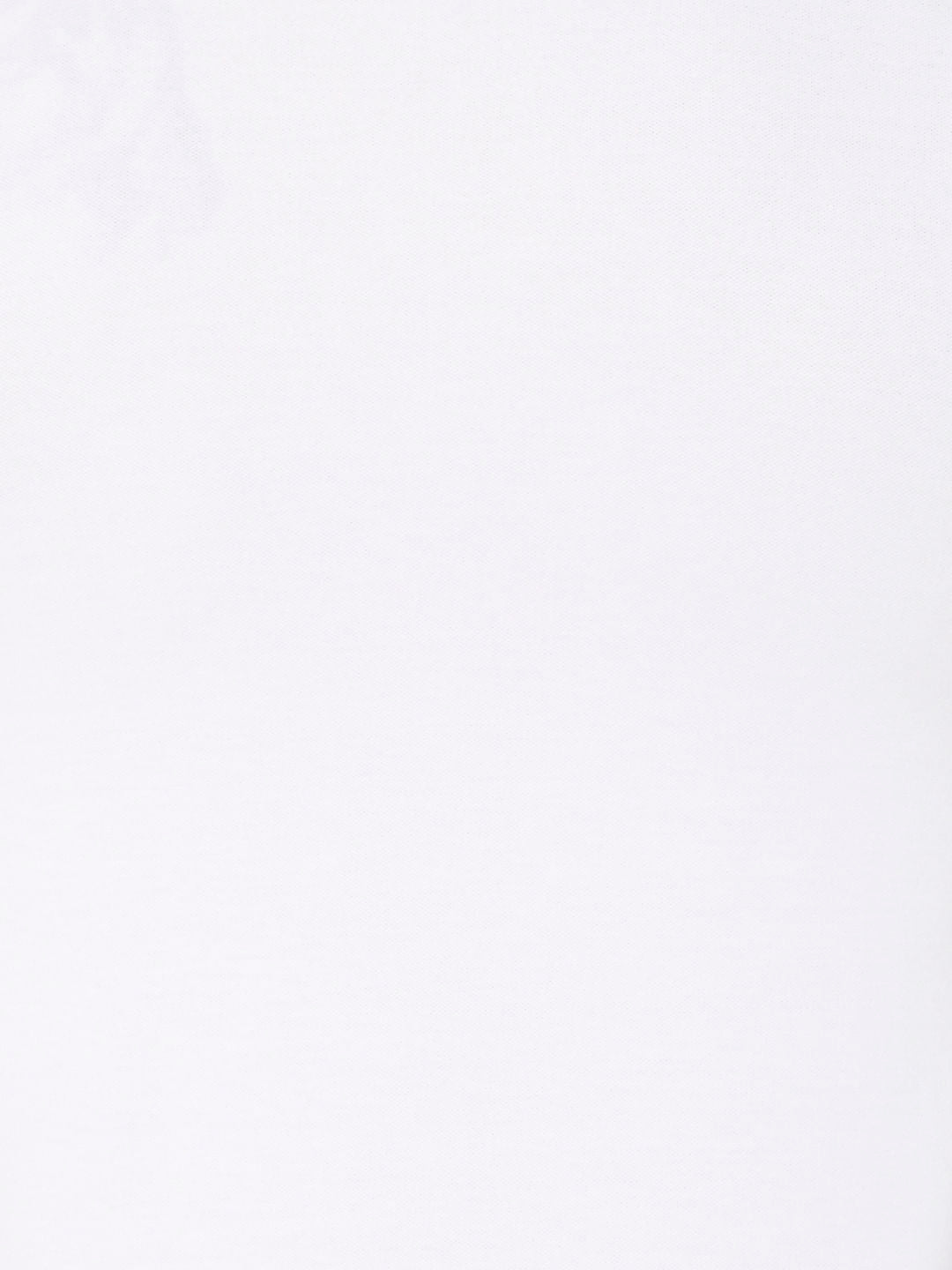 White Polo Neck T-Shirt