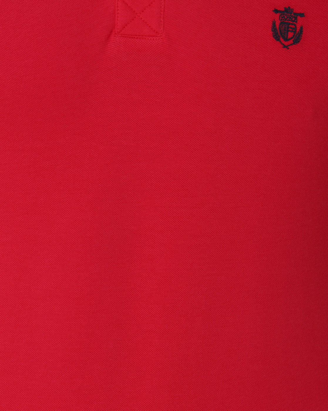 Red Polo Neck T-Shirt